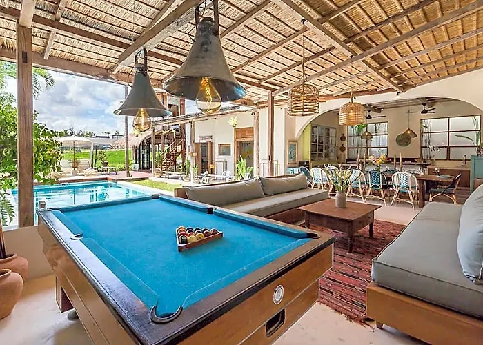 Pool 7bed Yoga Gym Cinema 10min Canggu ホテル バリ島